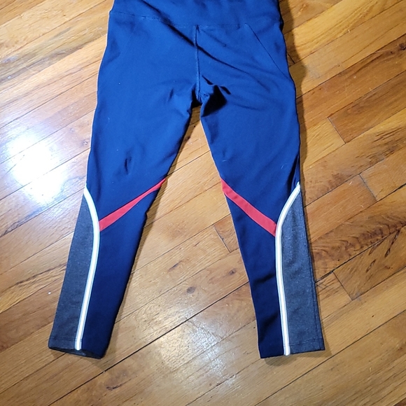 Soulcycle spell out grau blue cropped leggings xs - Picture 8 of 13